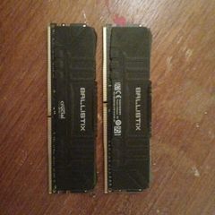 2x8gb Ddr4 Ballistix Micron Crucial Ram 3200mhz (Price Drop)