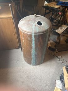 copper water cylinder