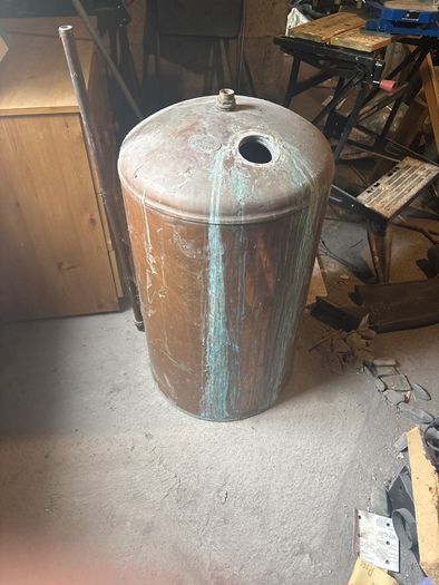 copper water cylinder