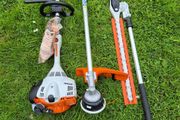 New STIHL KM 56 RC KombiEngine with 2 Attachments