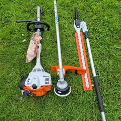 New STIHL KM 56 RC KombiEngine with 2 Attachments