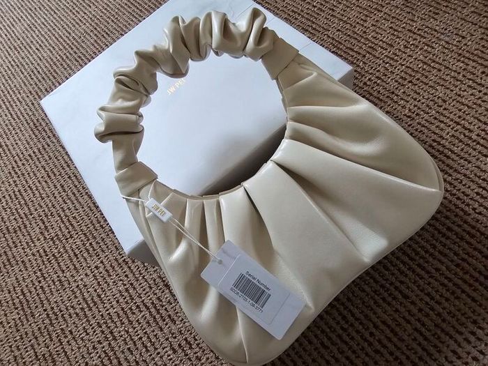 Brand New Jw Pei Gabbi Ruched Hobo Handbag - Ivory