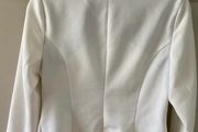White blazer with single gold button size 12