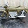 vintage Cherilea action man German motorcycle and sidecar plus battle worn Jeep Image 7