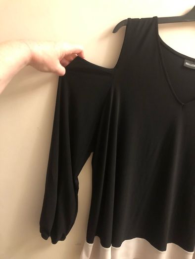 Nina Leonard shoulderless top (3XL)