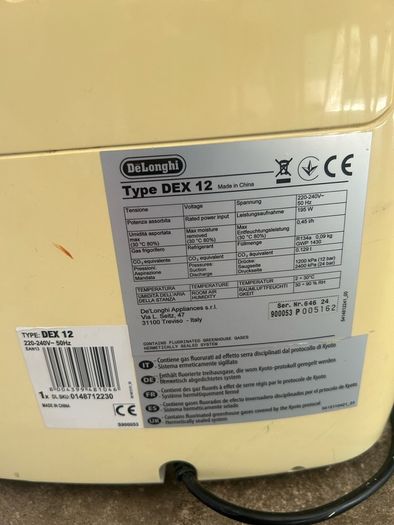 Delonghi dehumidifier