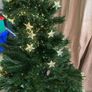 Christmas Tree artifical green fibre optic. Approx.26 inches wide and  60 inches high Image 5