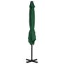 Outdoor Umbrella with Portable Base Green Image 4