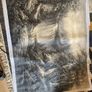 Large Hand Painted Oil on Canvas Country Scene Image 2