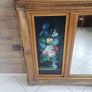 Antique mirror with 2 pictures Image 2