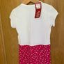 Girl's Brand New White and Pink Short Sleeve Top | Size 2-3 years Image 4