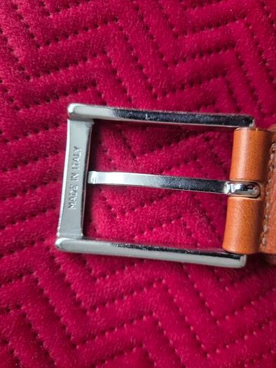 Michaelis brown leather belt