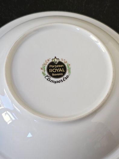 Vintage  Porcelain Child   Plate  Little Gardener