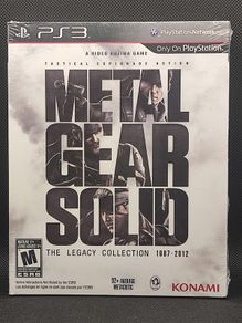 Metal gear solid The legacy collection + Artbook ps3 game New