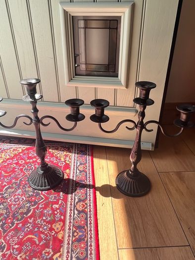 Iron candle sticks