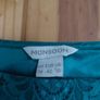 Monsoon teal lace mini dress (free postage) Image 2