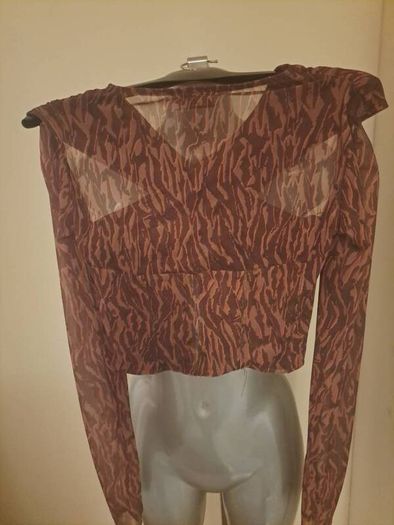 Bershka corset top long sleeve size S UK 8 EU36 Postage included