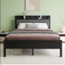 Double Bed Frames with Wooden Storage Image 10