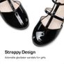 Brand New Girls' Flower Girl Party Wedding Dress Shoes - Black Image 2