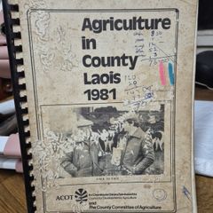 Vintage 1981 Agriculture in County Laois Annual Report Farming