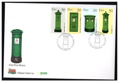 1998 Ireland Postboxes Commemorative Stamps An Post First Day Cover (FDC)