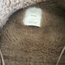 womens beige leather jacket Image 2