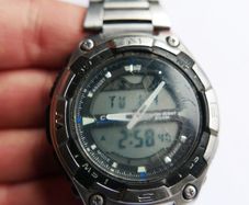 Casio AQW-100 Mens Analog Digital Sports Watch  World Time
