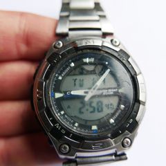 Casio AQW-100 Mens Analog Digital Sports Watch  World Time