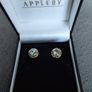 9k Gold Aquamarine Earrings Image 2
