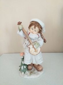 Christmas Winter Child with Musical Instrument