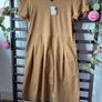 dress Bnwt tan short sleeve dress with pockets size small united colors of Benetton Image 3