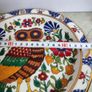Vintage OWL PLATE Hand-Painted & Decorated by G.s. Presenta LTD., Rhodes  Greece/ Perfect Gift for Owl Lovers Image 2