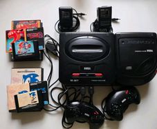 Sega Mega CD 2 with Mega Drive 2 Complete Bundle