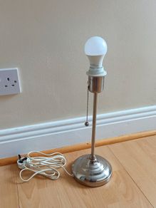 IKEA Arstid table lamp   chrome finish  height 40cm