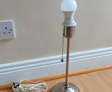 IKEA Arstid table lamp   chrome finish  height 40cm