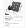 60W Foldable Solar Panel Charger, 16BB N-Type Monocrystalline Solar Panel 24% Efficiency, Lightweight Portable with MC4 Output, Type-C, USB-A & DC Ports for Power Stations Camping Hiking Image 6