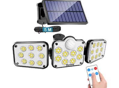 LED Solar Lights for Outdoor Use with Motion Sensor and Remote Control