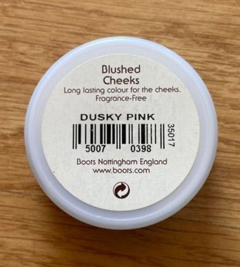 Dusky pink natural collection blusher