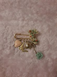 vintage look handbag charm