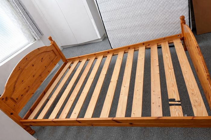 Double Bed Frame and Mattress