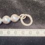 Elegant Ti Sento grey pearl necklace with sparkly decorative clasp Image 5