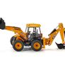 JCB 4CX Backhoe Loader : Scale 1:50. Free Post Image 2