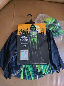 Halloween costume 5-6 Yrs Grim reaper