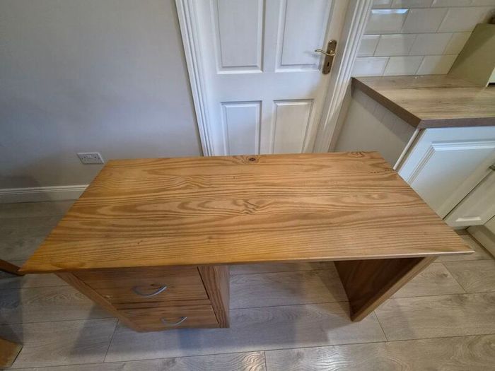 Oak office desk