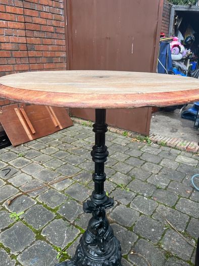 Barrel and table
