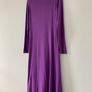 COS  Long-Sleeved Gathered Jersey Midi Dress Image 3