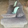 Pair of Large Custom-Made Grey Sofas Image 5