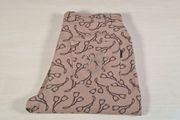 womens MICHELE jeans stretchy brown equestrian horseriding stirrup pattern Size UK 12 EU 38 regular slim line