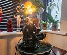 Table lamp fountain