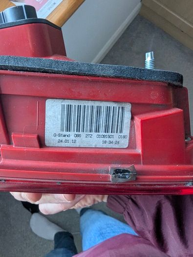 Genuine Hella rear tail light for Audi A4 B8 Sedan.